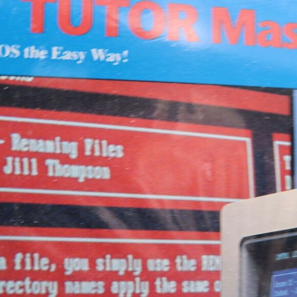 Tutor Master Learn DOS Vintage PC Floppy 3 1/3 Disc - Picture 9 of 13